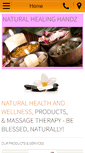 Mobile Screenshot of naturalhealinghandz.com